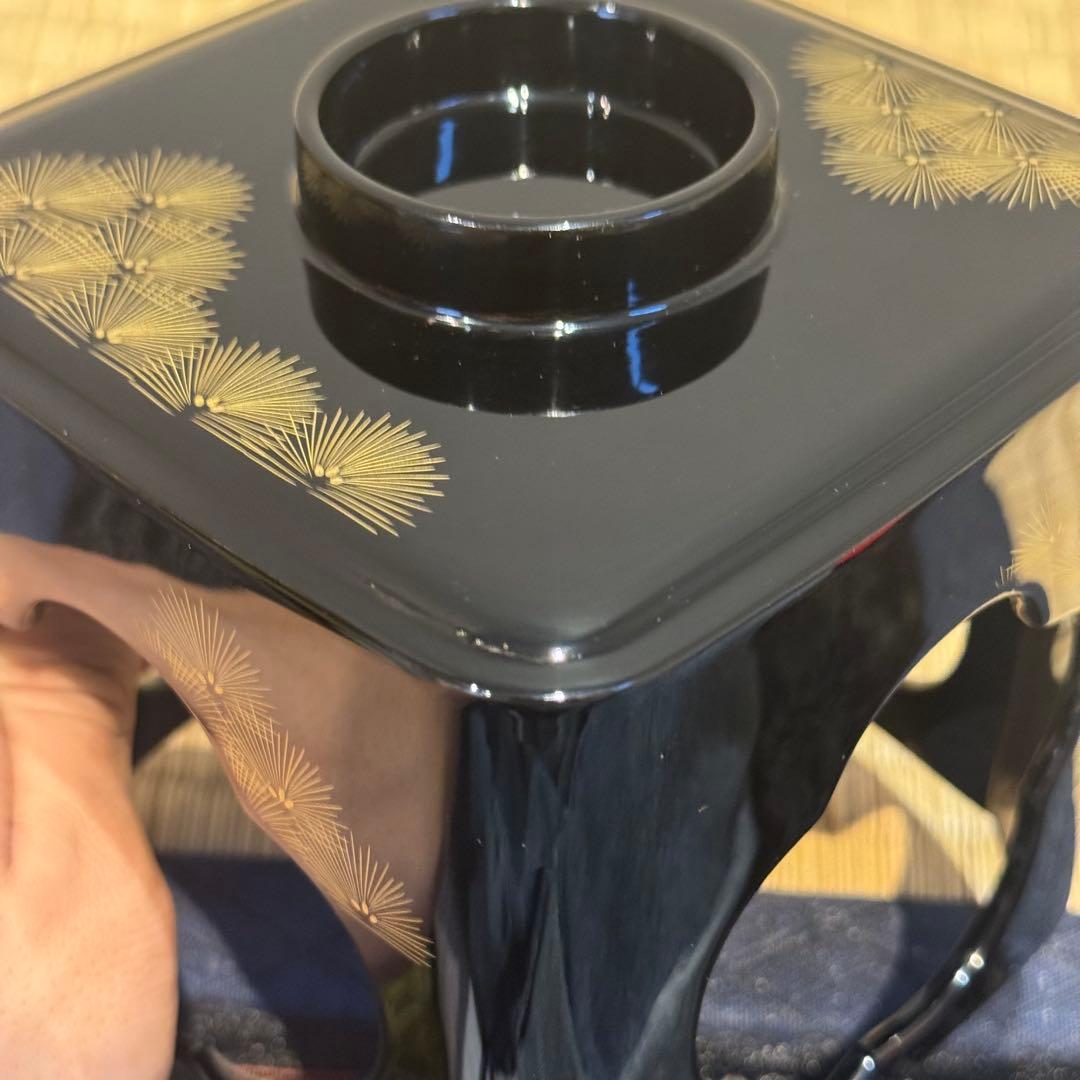 輪島塗 寺松沈金 屠蘇器 共箱