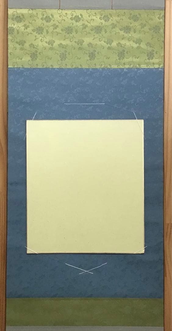K茶道具 掛軸 御色紙掛軸 写真の色紙は付属していません 紙箱