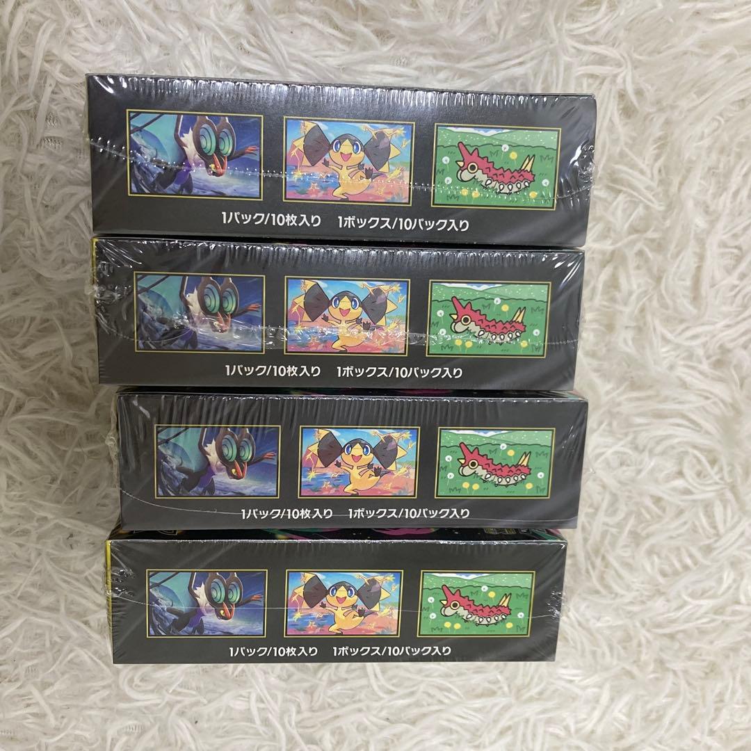 シュリンク付 ポケモンカードゲーム MEGAドリームex BOX 4箱