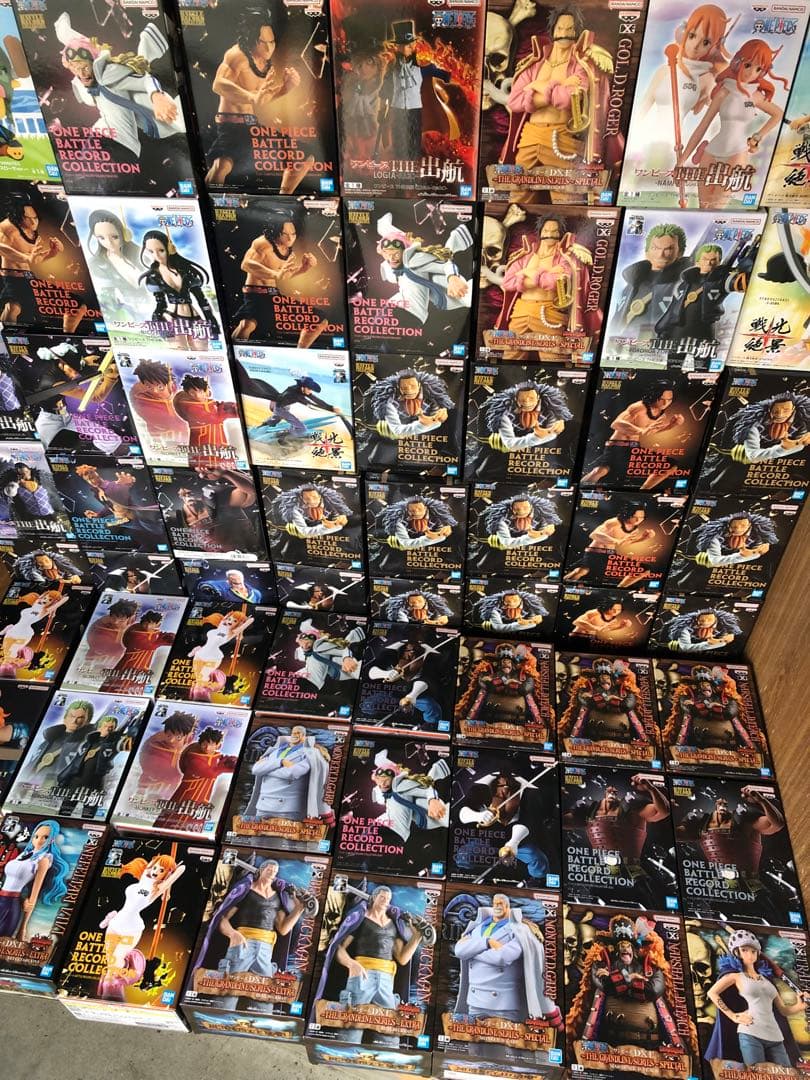 ワンピース　フィギュア　出航　バトレコ　ゾロ　エース　クロコダイル　63個