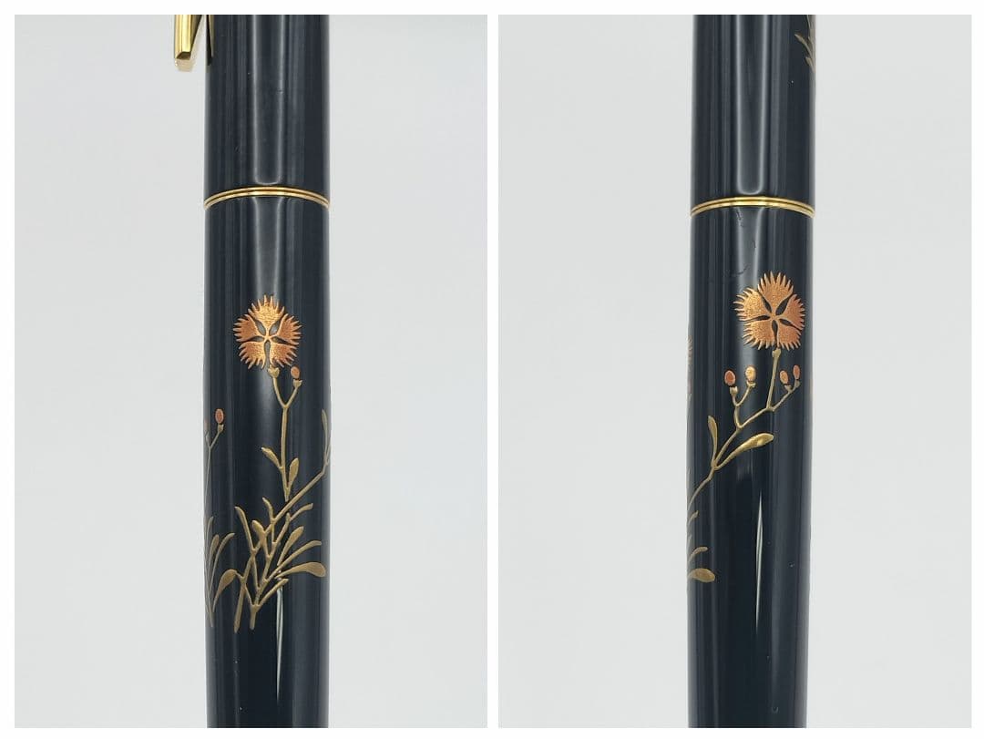 S】PILOT 万年筆 ペン先 14K 平蒔絵 國光会 コンバーター 箱付 文房具