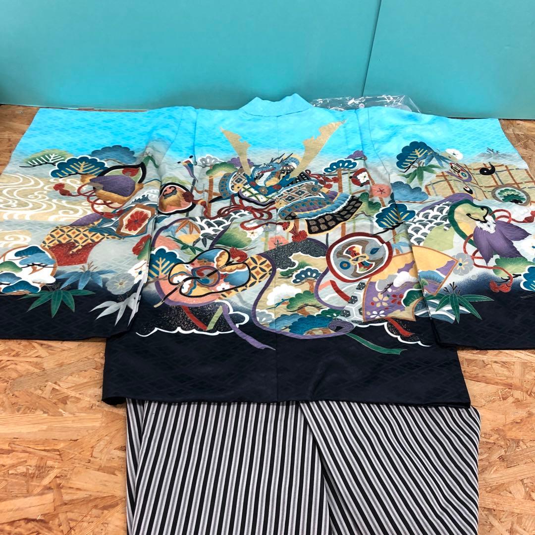 M4414 七五三 五歳 男児 男の子 羽織袴 セット