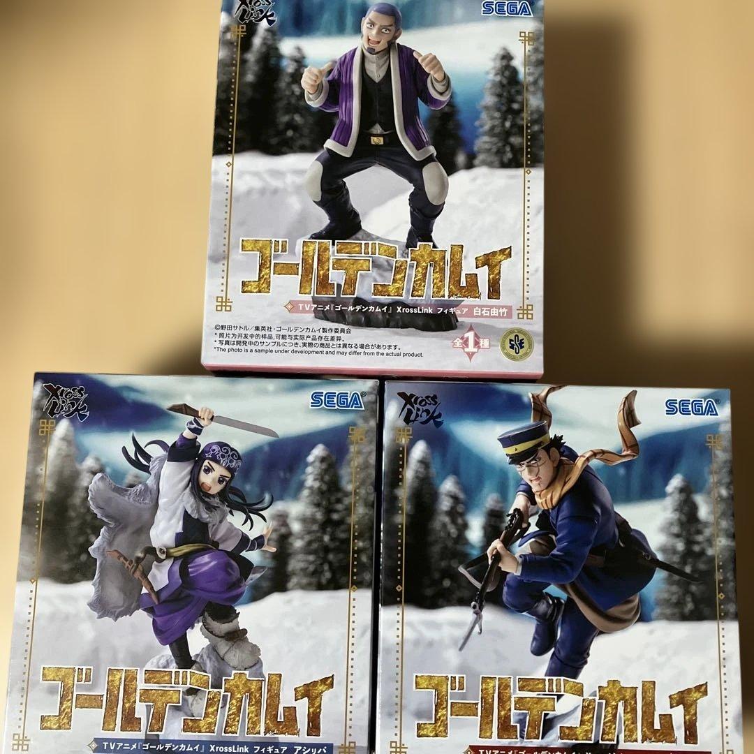 ゴールデンカムイ Xross Link フィギュア 杉元佐一 アシㇼパ 白石由竹