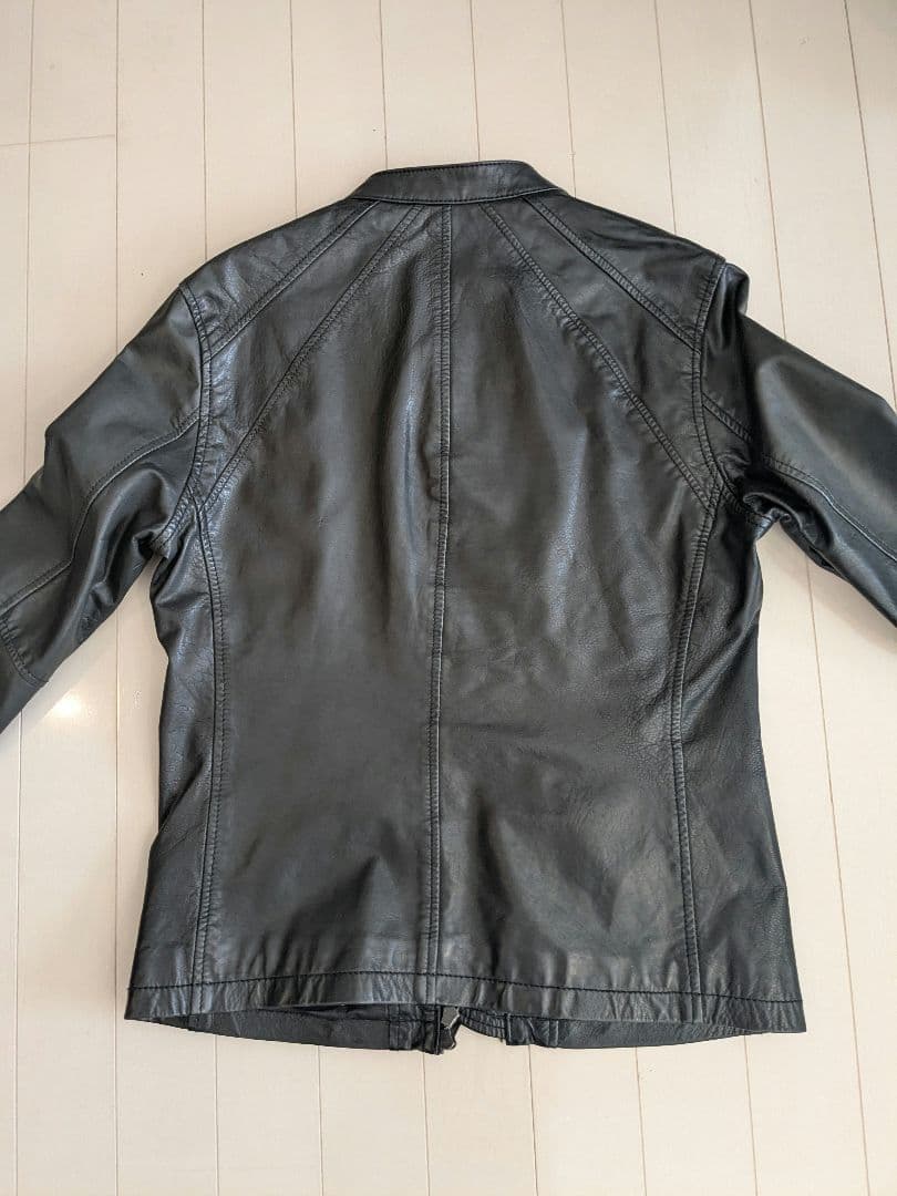cathy jane シングルライダースジャケット 牛革 細身 - メルカリ