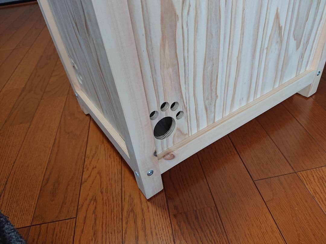 ⑯♥サイドテーブル☆キャットハウス☆小屋☆無垢☆ネコ☆手作り 猫