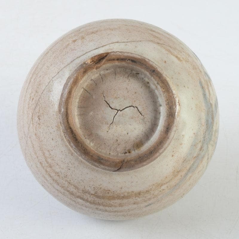 伊万里焼　古伊万里　染付　花文　油壷　小壷　V　9727