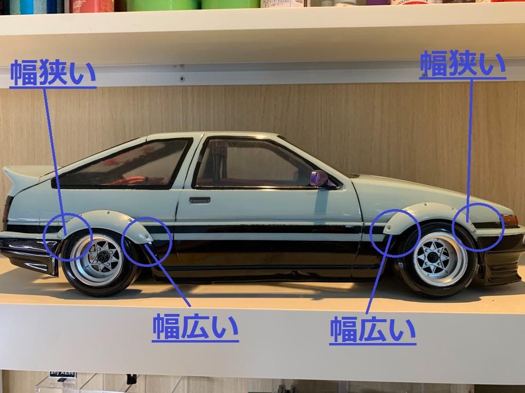 AE86 オーバーフェンダー 取付方法 - メルカリ