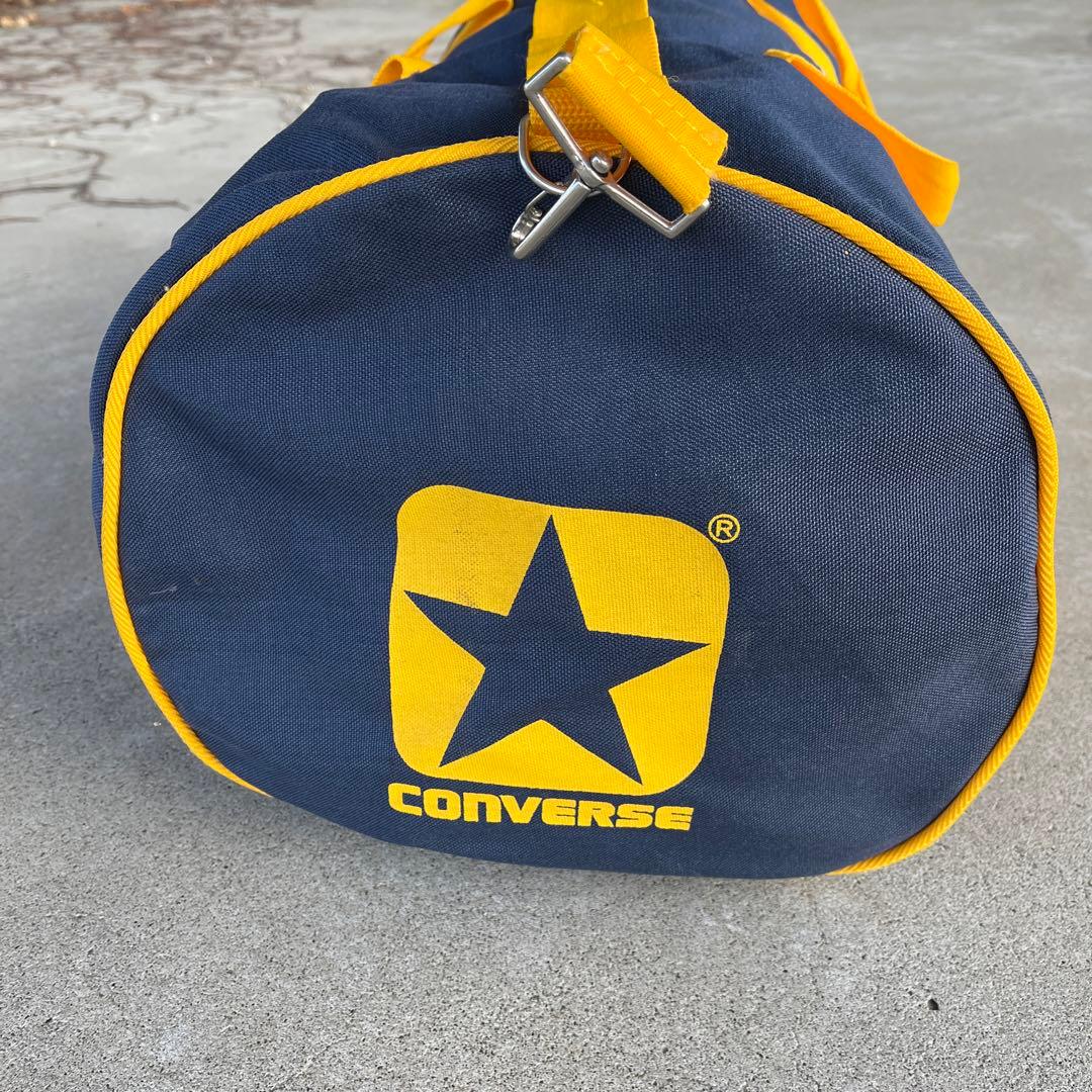 80s 90s オールド品◾️大容量 converse コンバース ドラムバッグ