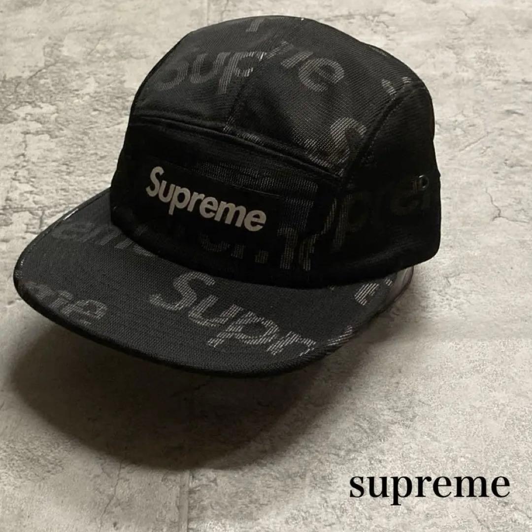 シュプリーム　ジェットキャップ　オールメッシュ　総柄　希少　レアデザイン Supremeで走ってもいいよね 「僕のランニング用CAPコレクション