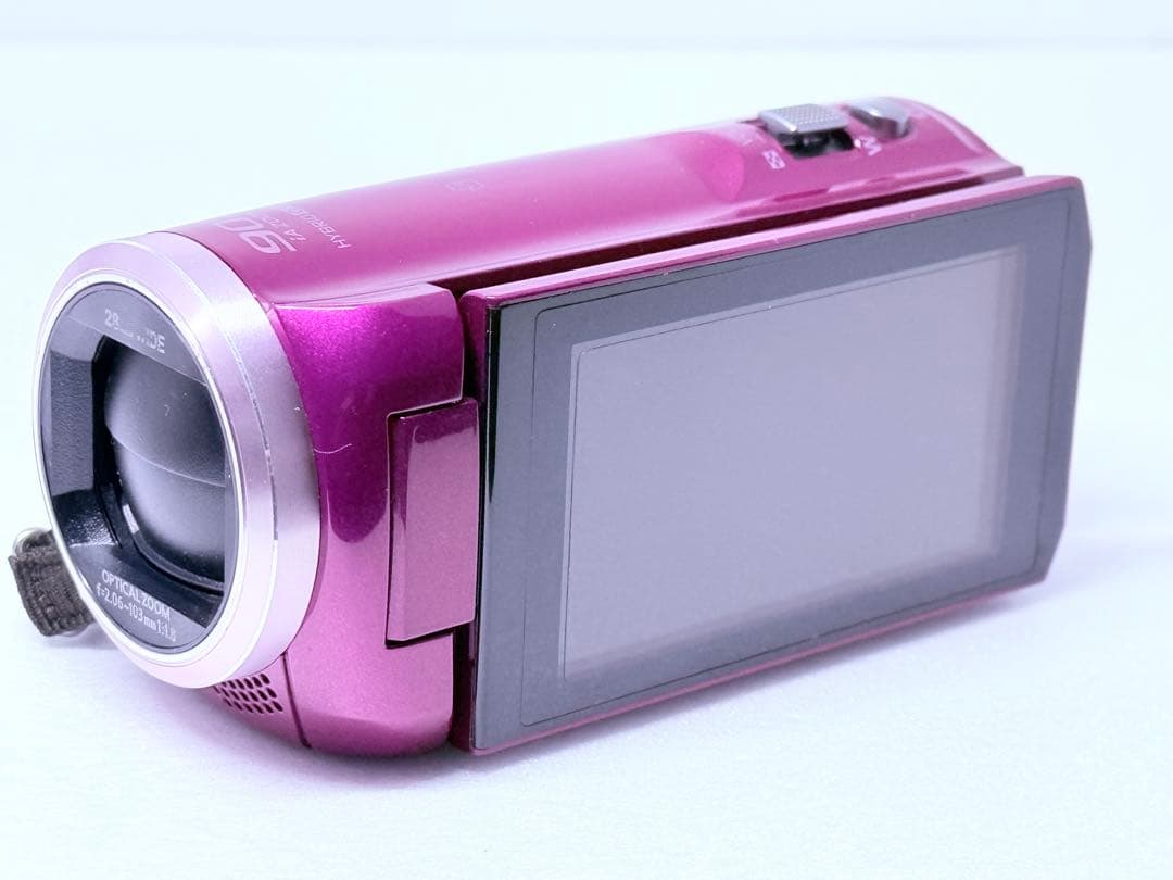 Panasonic HC-V550M レッド 動作確認済 HDビデオカメラ