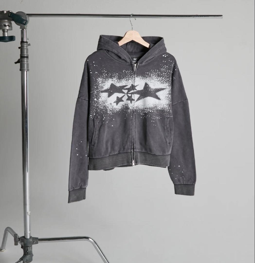 STARGLOW Zip-Up Hoodie L - メルカリ
