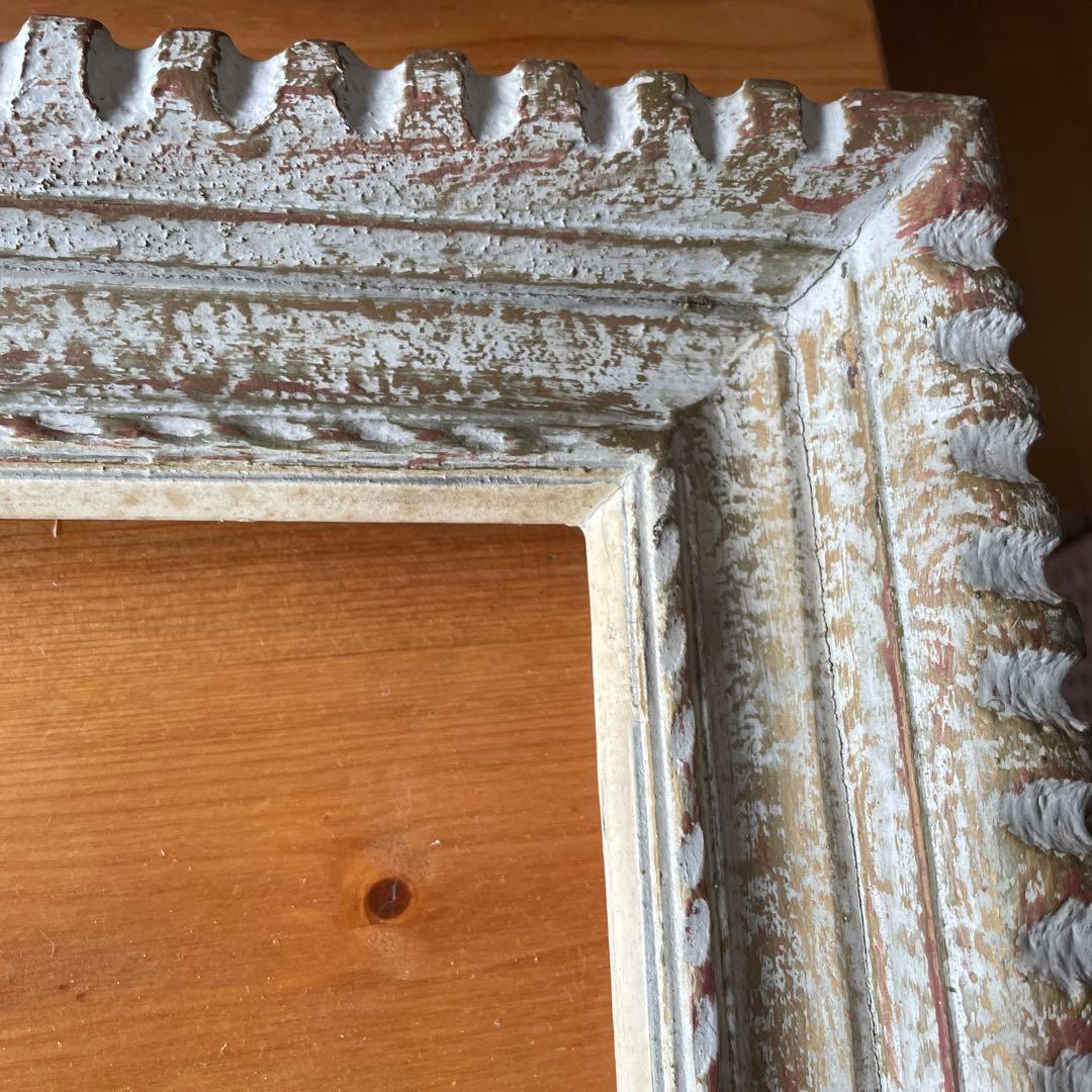 油絵用額縁 F6号 木製 ハンドクラフト ヴィンテージ