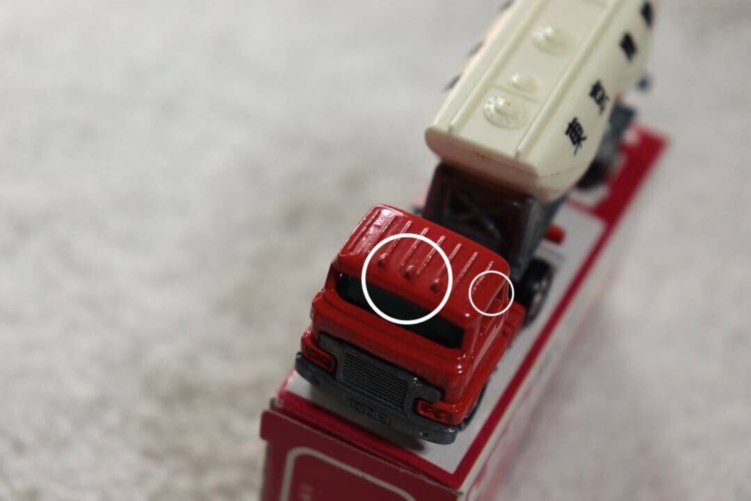 日本製　トミカ　日野　バルクトレーラー　19 赤箱