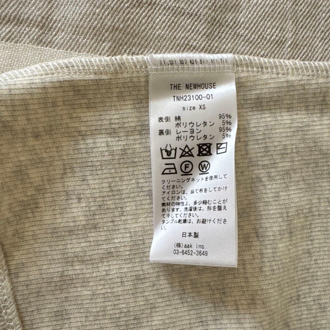 TNH NEWHOUSE COOPER TANK TOP 色別注　ナチュラル