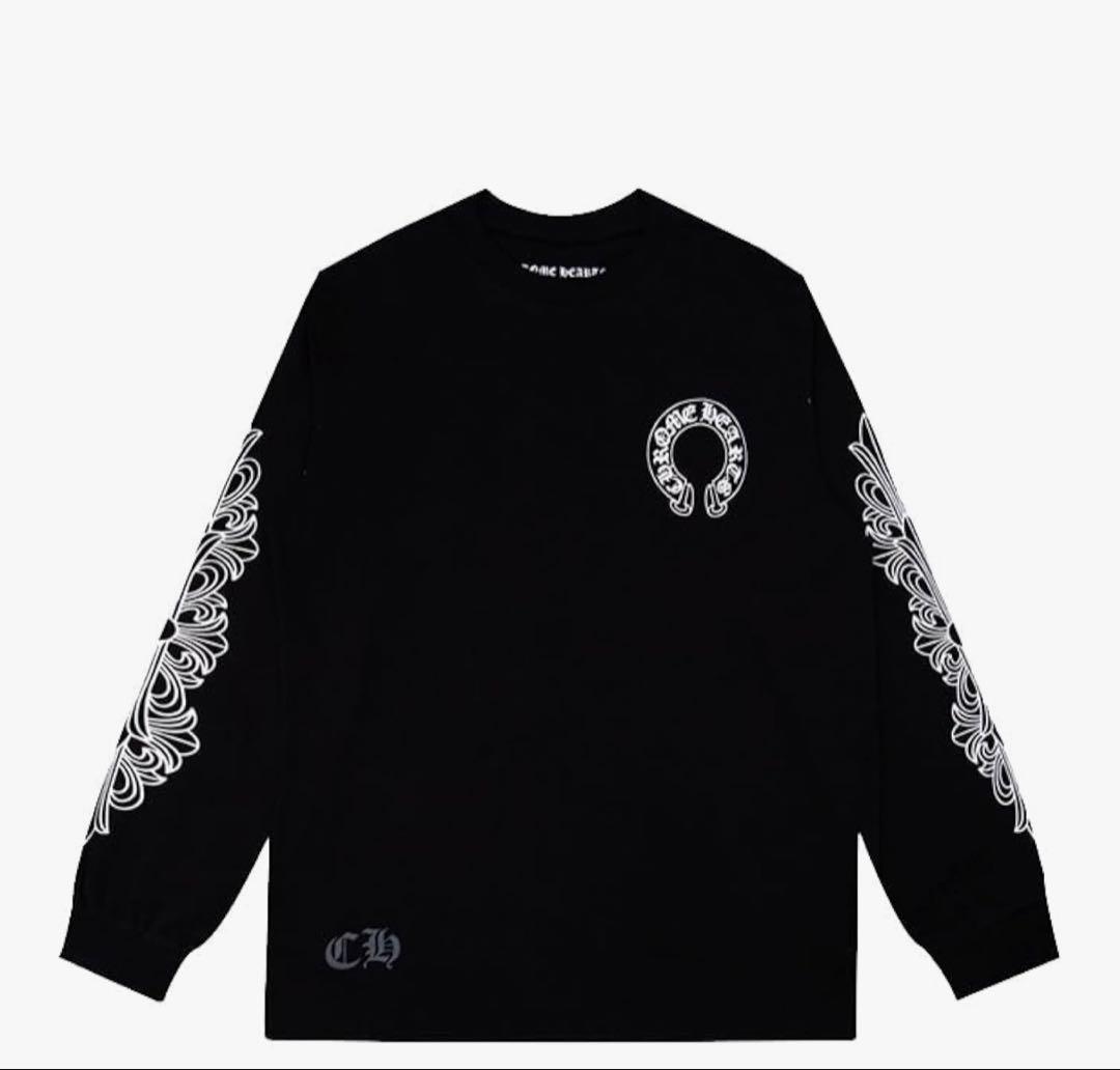 CHROME HEARTS ブラック ロングスリーブ XL 明日発送可能！！