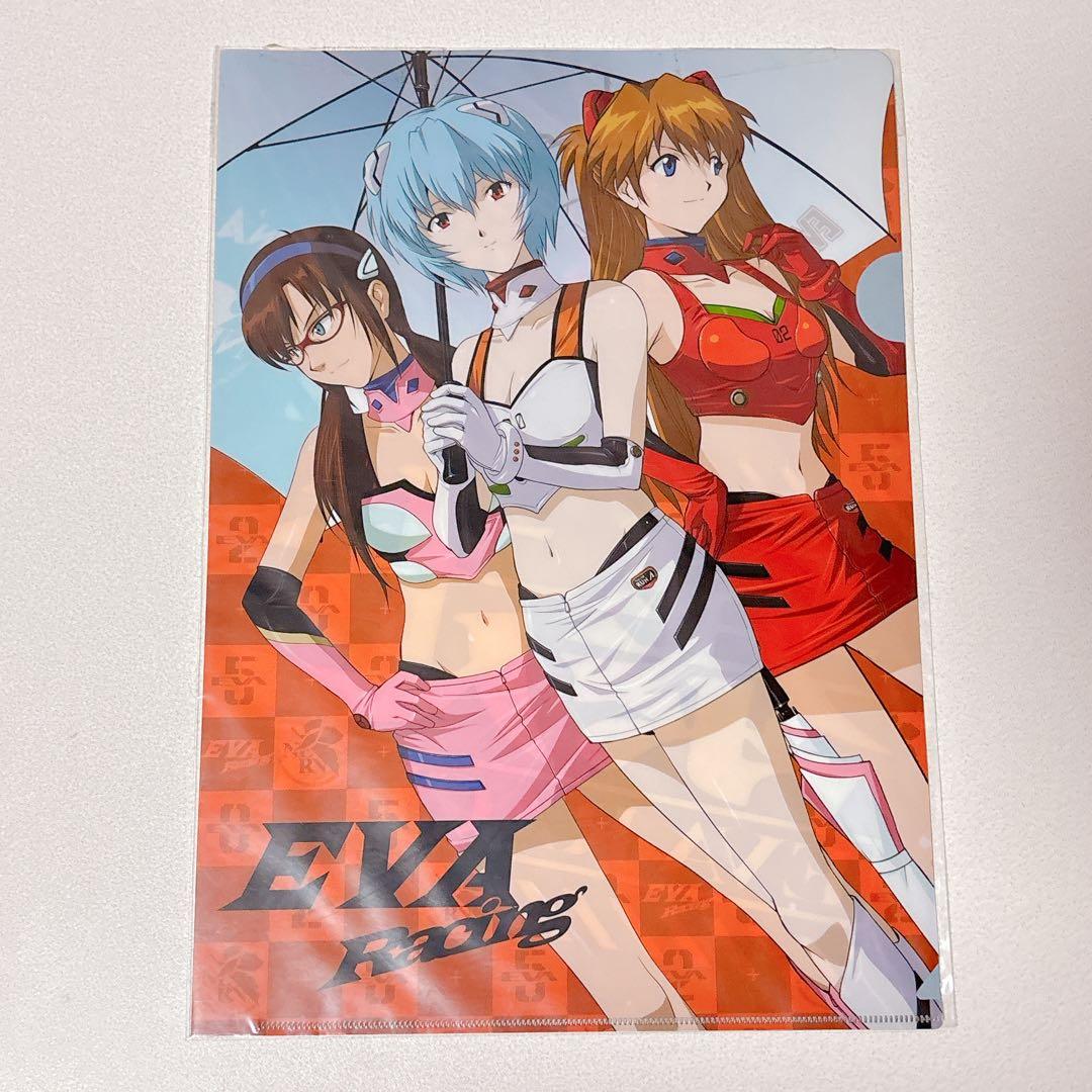エヴァンゲリオン 限定 レーシング クリアファイル 綾波レイ アスカ