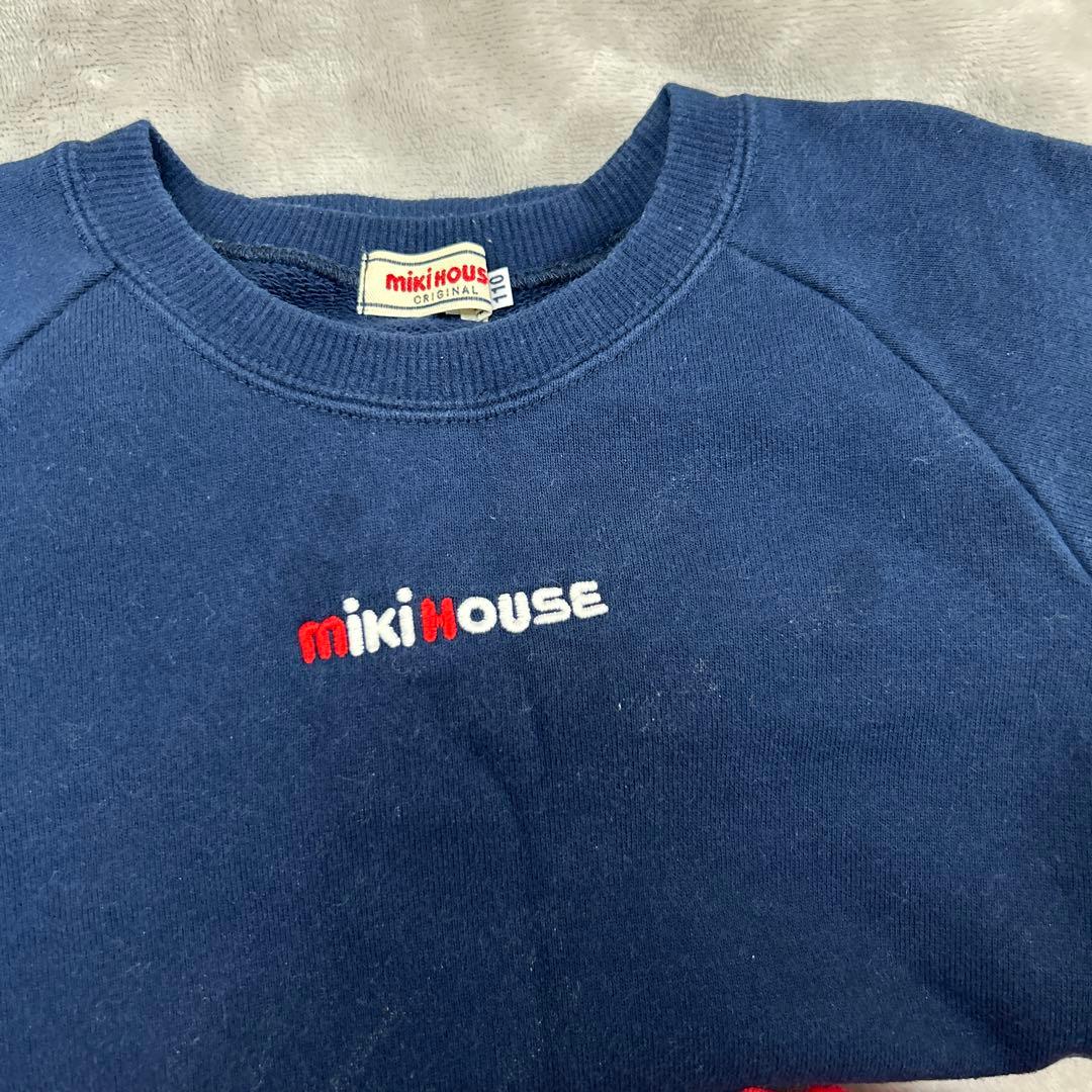 ミキハウス　klädskaap トレーナーロンTセット　110