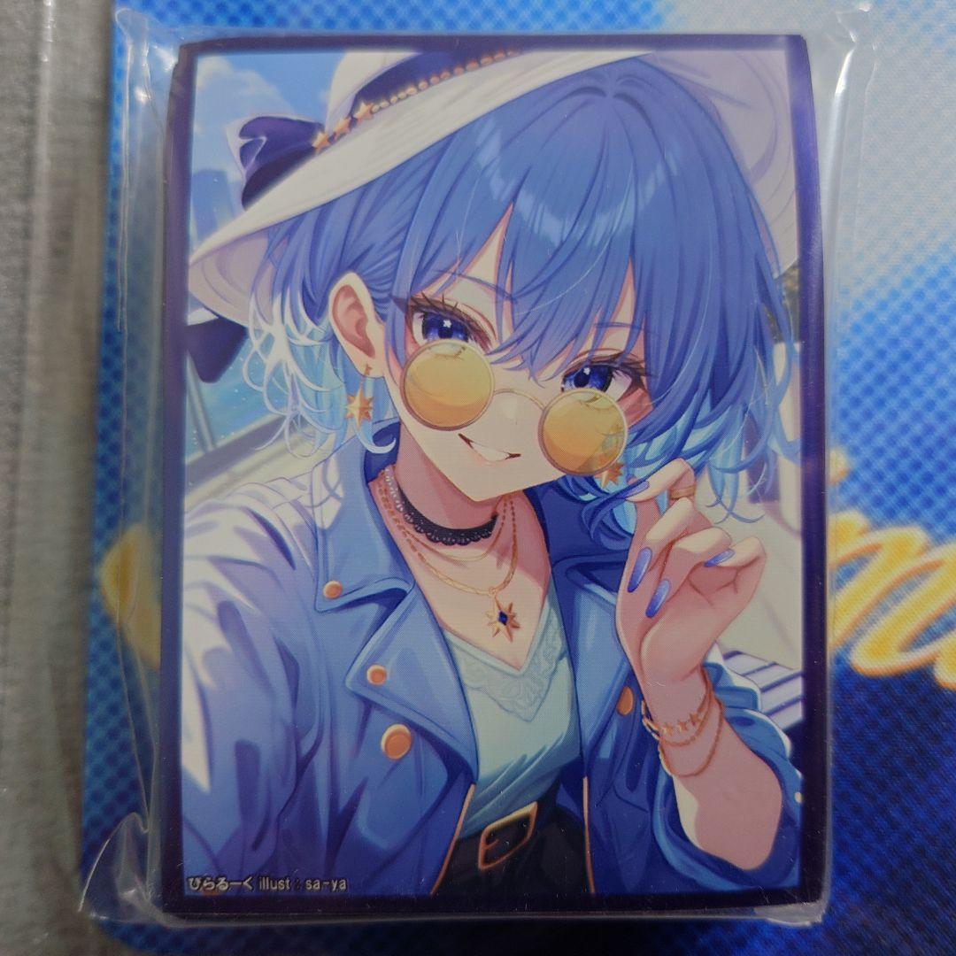 α1 ホロライブ 帽子&サングラス&ネイル 星街すいせい スリーブ&プレイマット