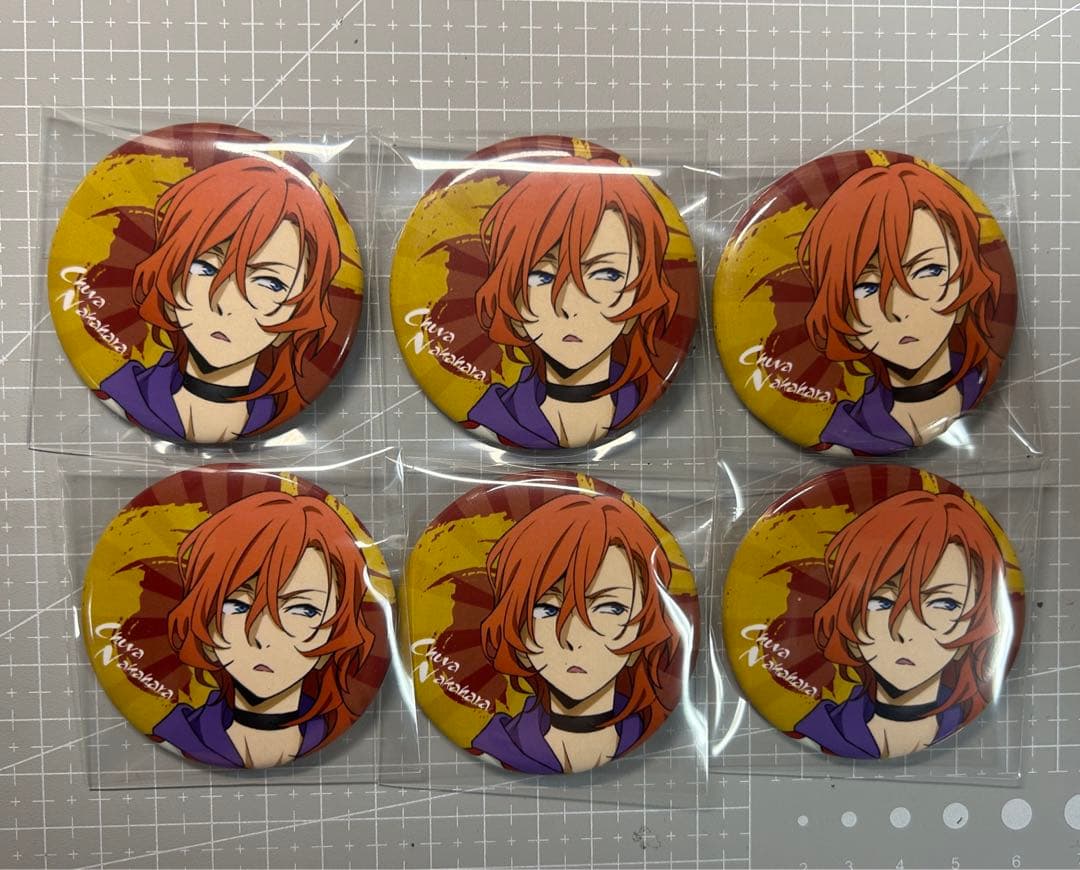 レア！】中原中也 丸井出張所 シークレット缶バッジ 花火 文スト 文豪