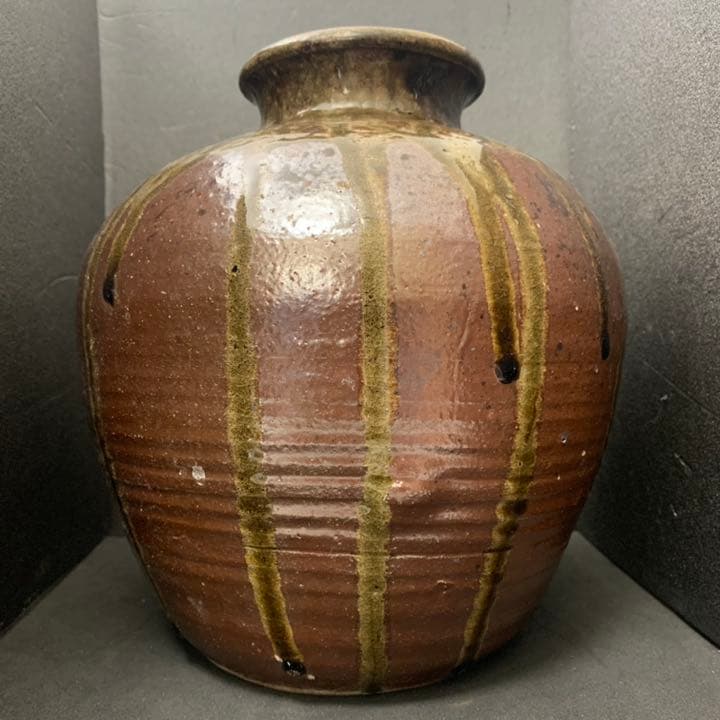 古丹波流釉壺