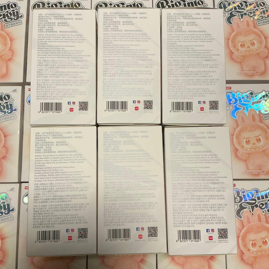 正規品・未開封　Labubu Big into Energy 6箱