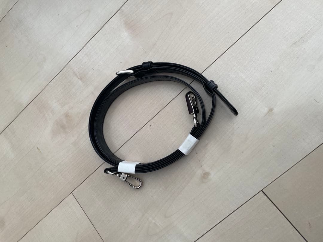 傳濱野（デンハマノ）黒 ミニトートバッグ ストラップ付き（斜め掛け可）