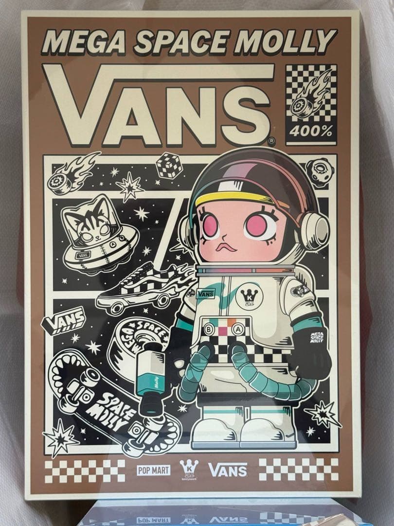 POPMART MEGA SPACE MOLLY 400% VANS 新品未開封