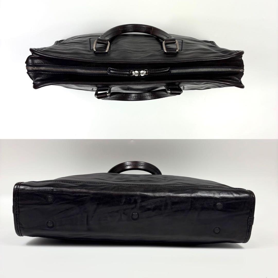 Daniel&Bob　ブリーフケース　レザー　高級　別注　ダークブラウン