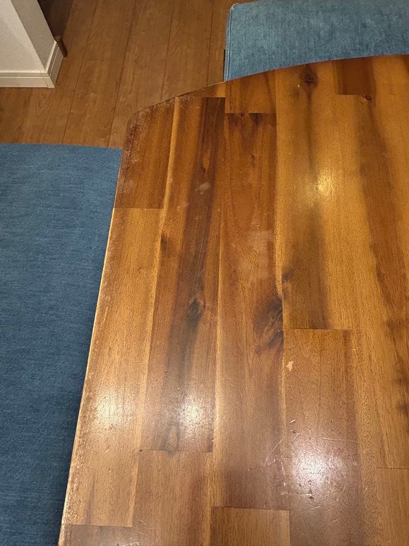 unico SWELLA ダイニングテーブル ソファ オットマン4点セット