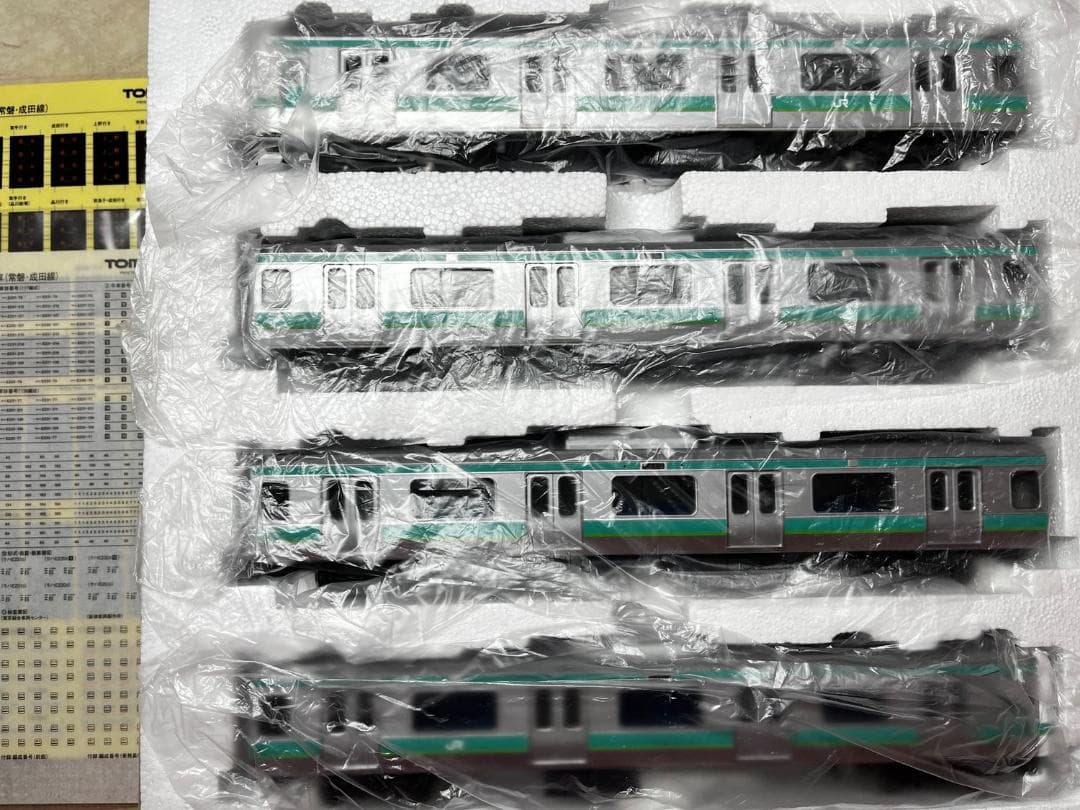 TOMIX-HO E231系 常磐線 7両(USED)室内灯無し