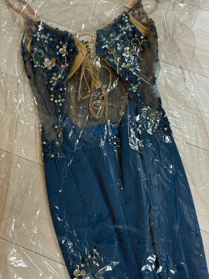 ANGELR ブルー ナイトドレス S