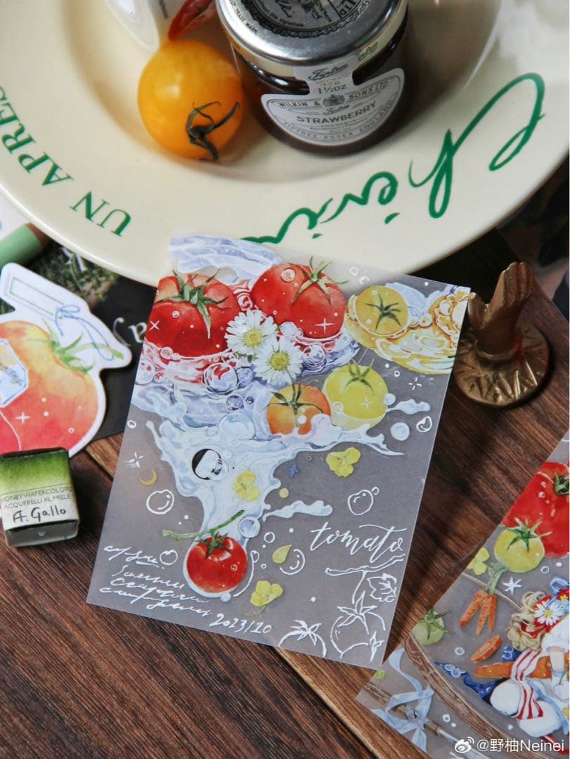 海外人物 マスキングテープ NeiNei 野柚 4点 ⚠️水晶pet（310287