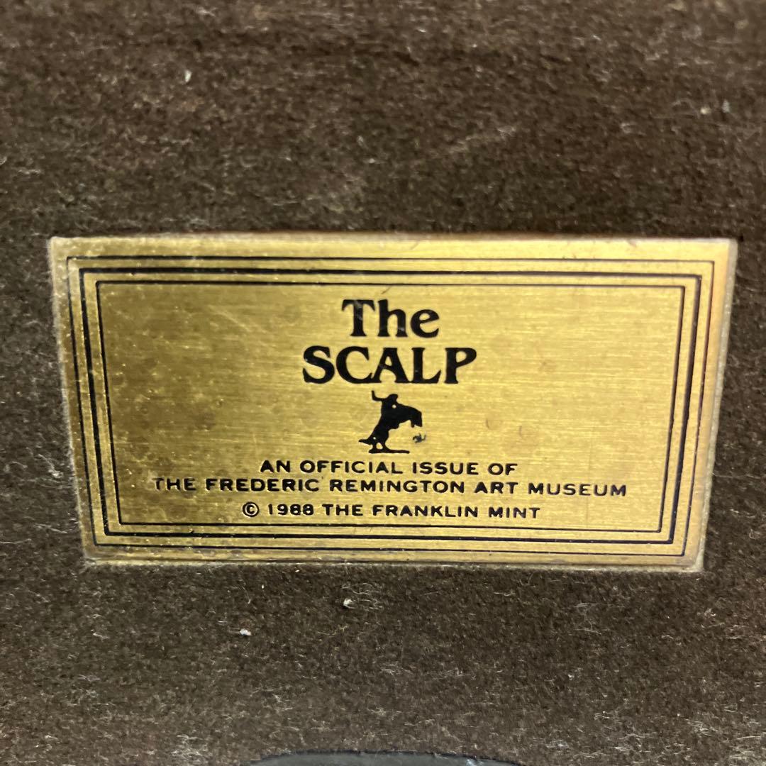 フレデリックレミントン ブロンズ騎馬像 戦士の彫刻 約20cm高