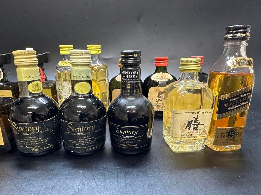 日本のウイスキーセット（ニッカ・サントリー）50ml ミニボトル