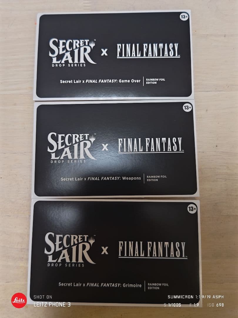 Secret Lair x FINAL FANTASY 3種セット Secret Lair x FINAL FANTASY 3種セット 未開封】Secret Lair x Final