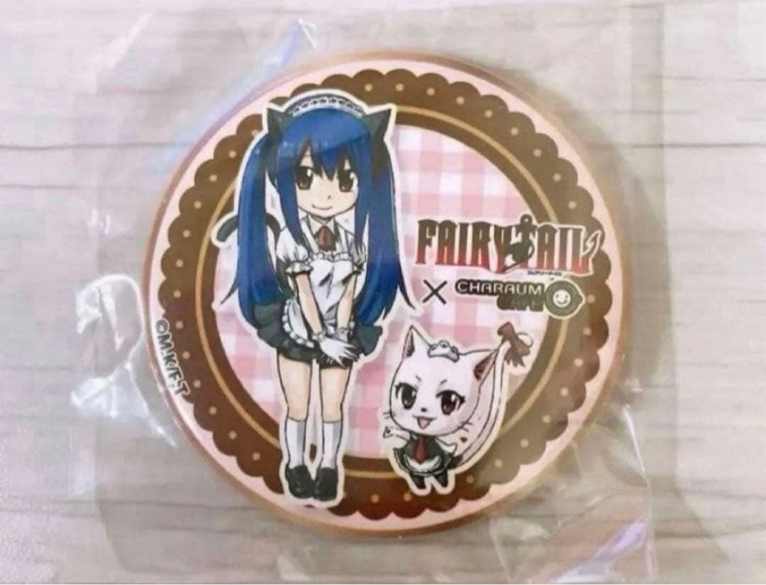 ☆ FAIRYTAIL キャラウムカフェ ウェンディ 缶バッジ ☆ レア