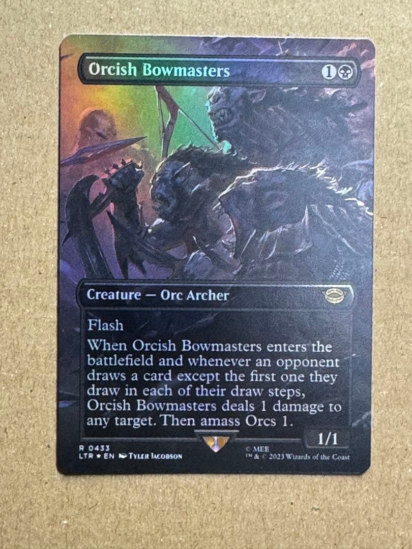 103)《オークの弓使い/Orcish Bowmasters》[LTR] 黒R | 日本最大級 MTG