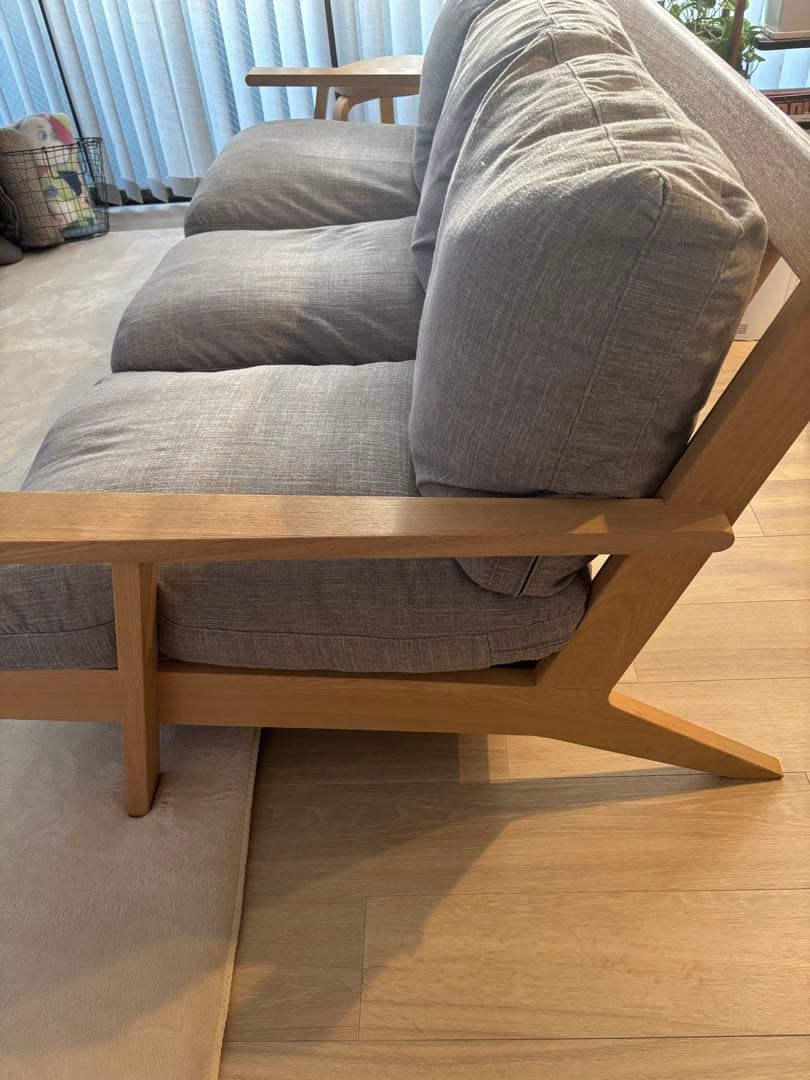 Re:CENO インテリア 3人掛け ソファー NOANA