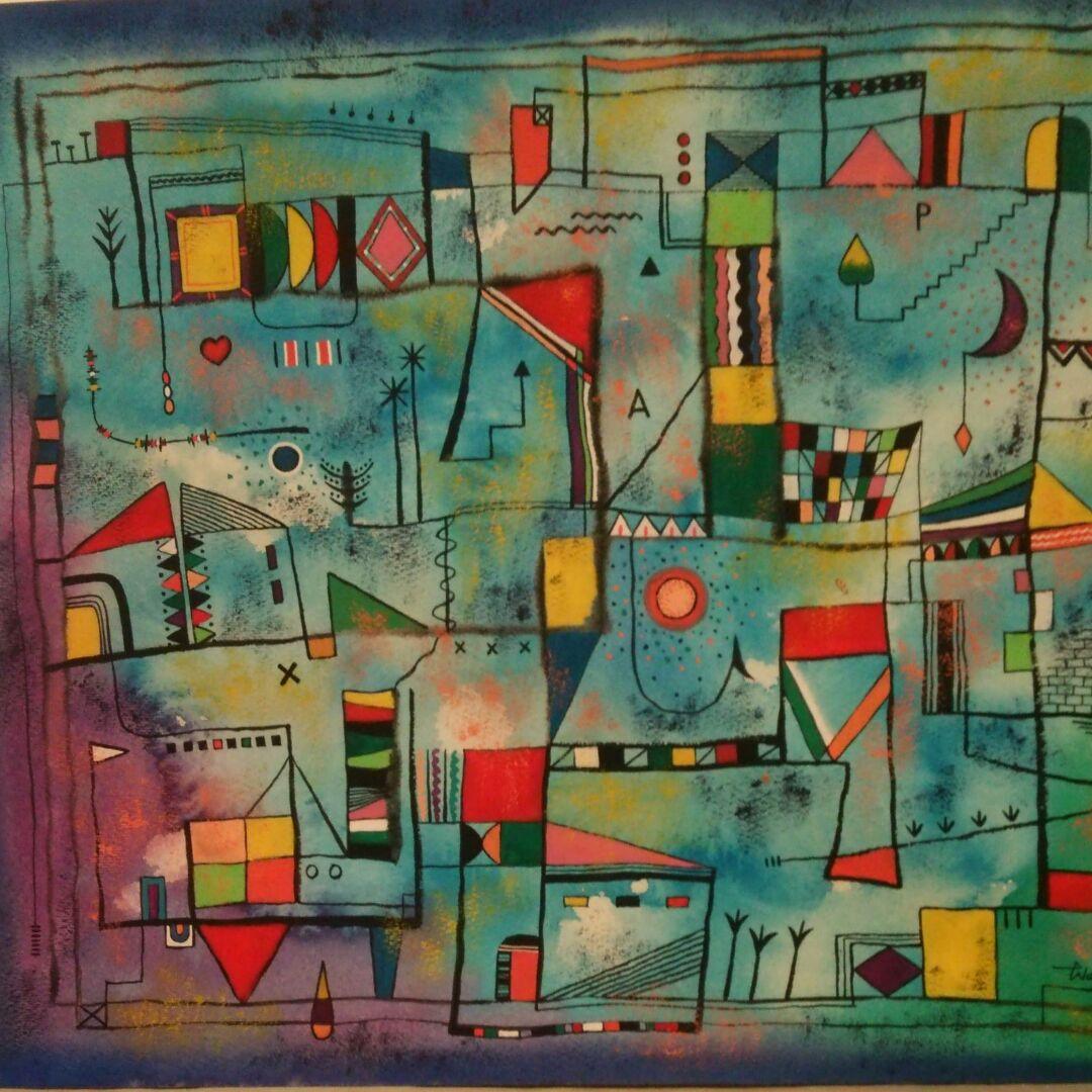 水彩画　Innertrip　No.24 8号