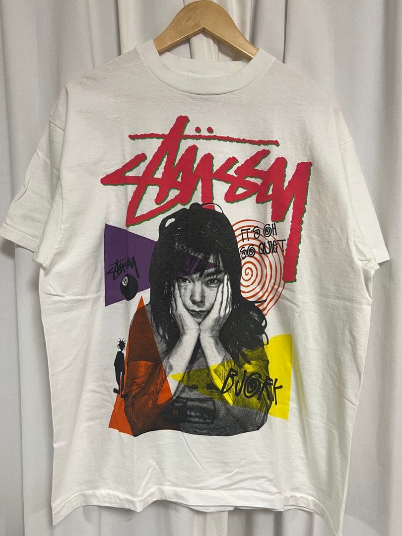 XL stussy bjork tシャツ Björk & Goldie Stüssy Tee By Enter The Night Gallery SIZE XL | eBay