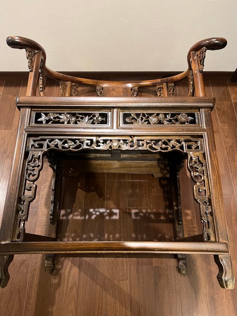 中華椅子 中国美術 唐木 アンティーク ヴィンテージ 唐木椅子 中国家具