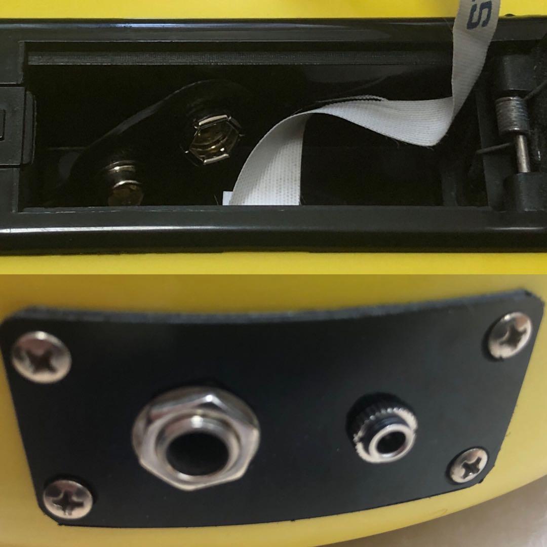 【美品】ZO-3 イエロー アンプ内蔵ミニギター ヘッドフォン端子付