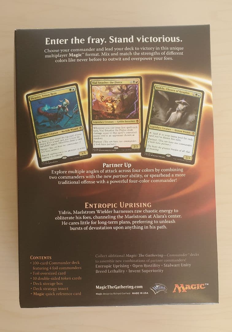 MTG無規律な反乱Entropic Uprising 統率者2016英語 未開封