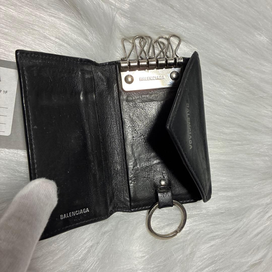バレンシアガ キーケース キーリング キーホルダー ストラップ 0710 メンズ