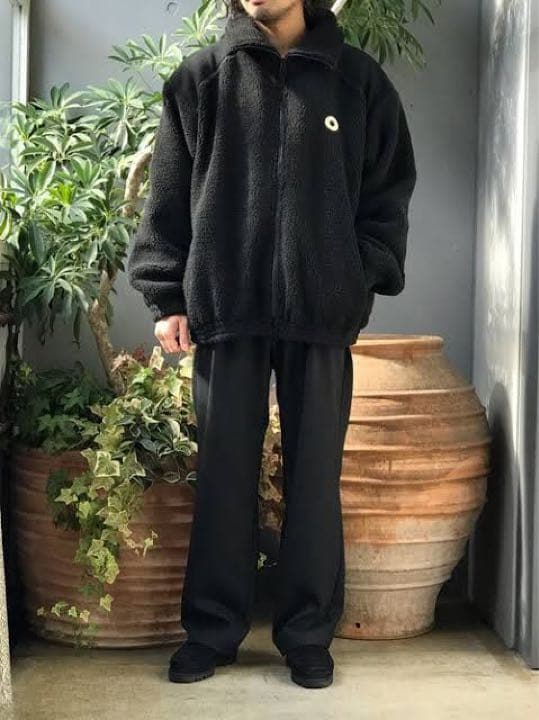 drole de monsieur ボアブルゾン　ブラック　完売品