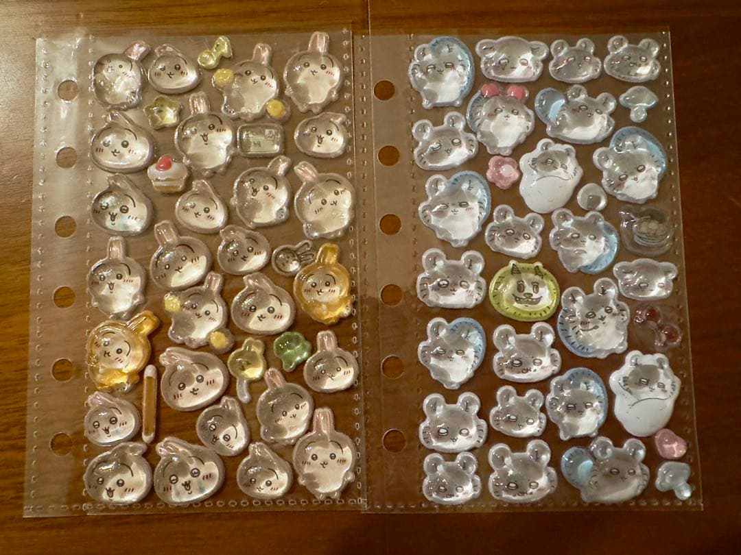 シール帳　完成品　ちいかわ　サンリオ　キティ　たまごっち