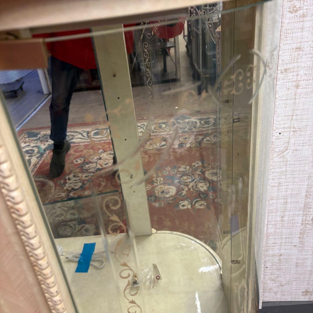 ロココ アンティーク ガラスショーケース コレクションケース 飾り棚