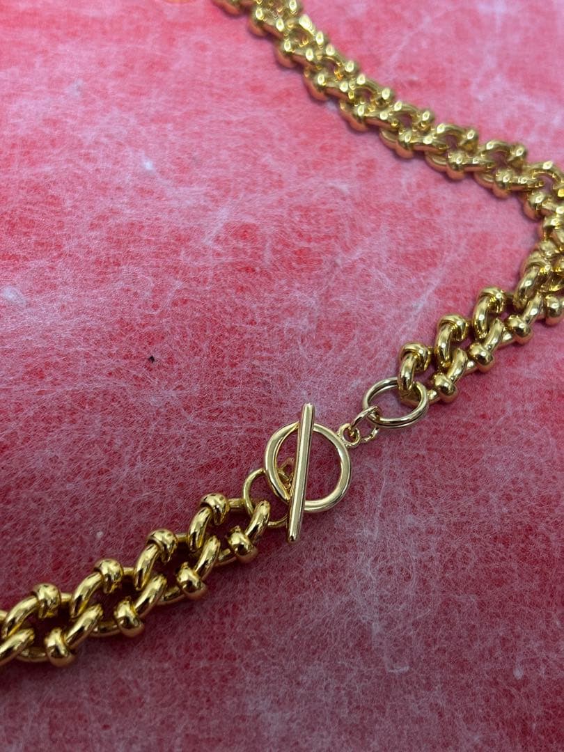 N*i様 Tiffany刻印ゴールドカラーチェーン　50cm
