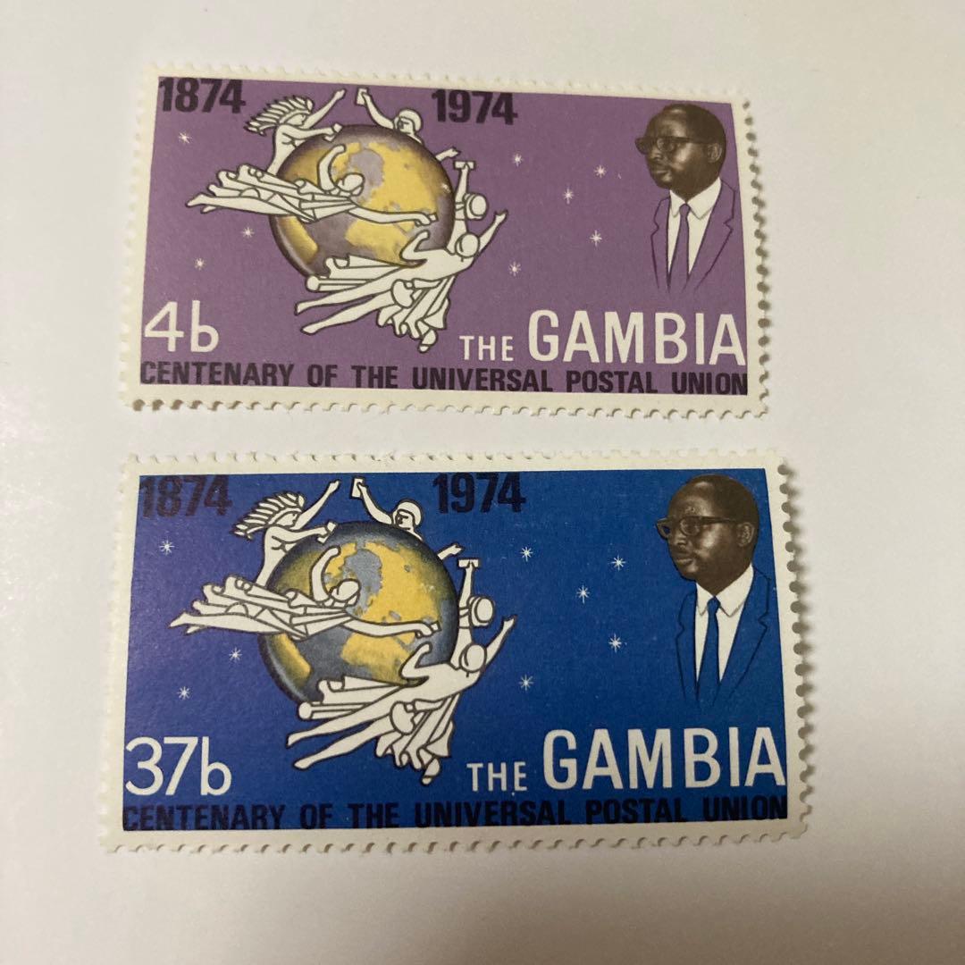ガンビア UPU100年の切手2種完 未使用 1974 - メルカリ