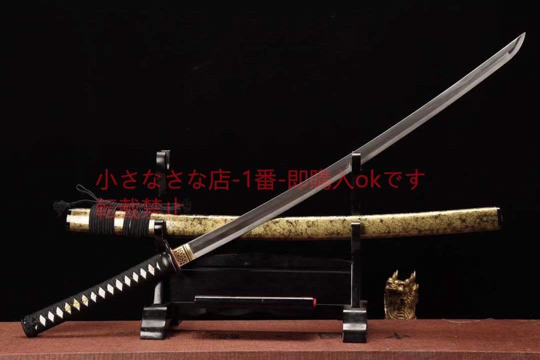 26寸百製鋼高性能研磨武士刀一九幽閻羅   武具 刀装具 日本刀 模造刀 居合刀